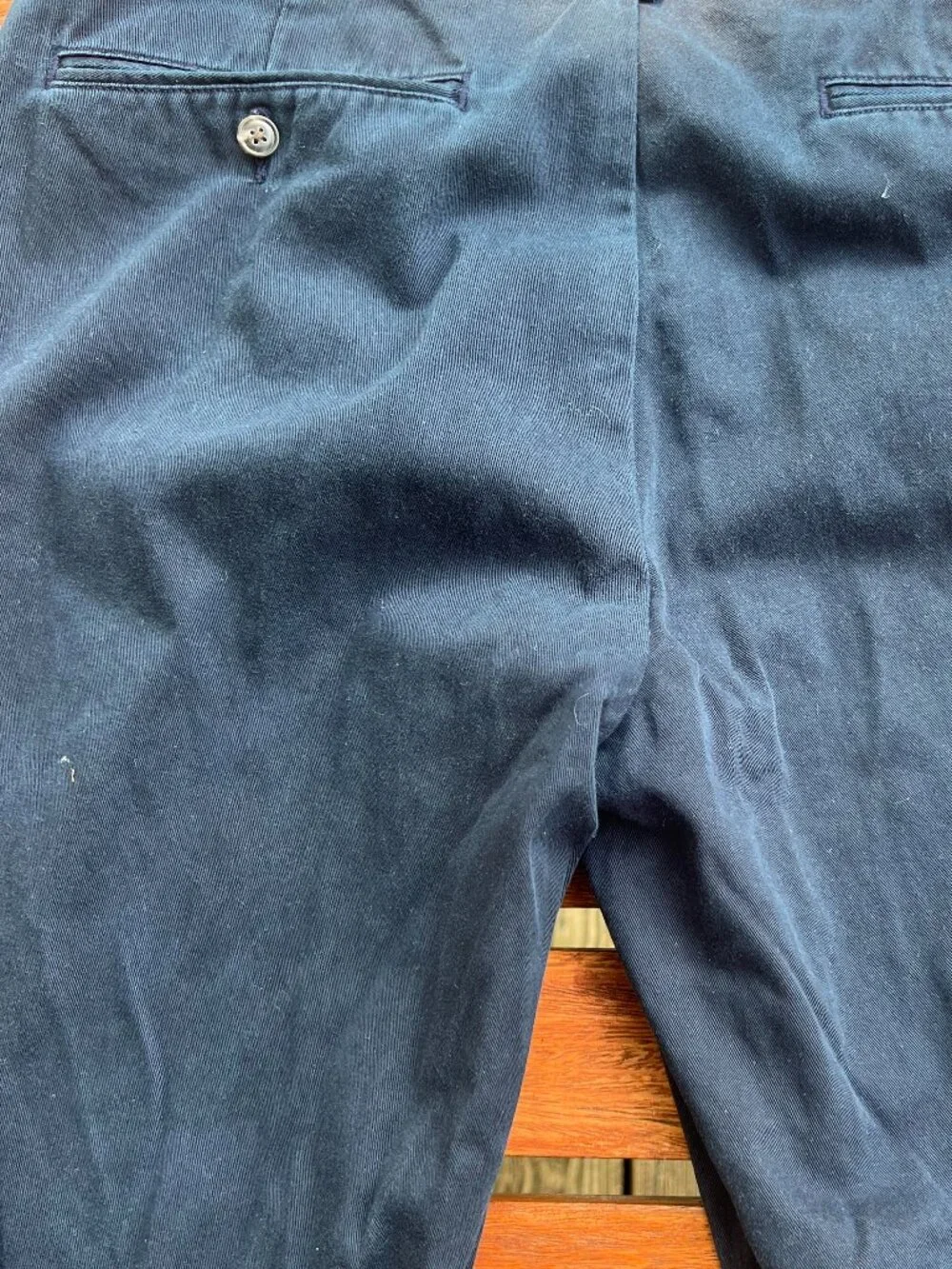 Polo Ralph Lauren navy khaki pants mens 32 x 32 cotton preppy
